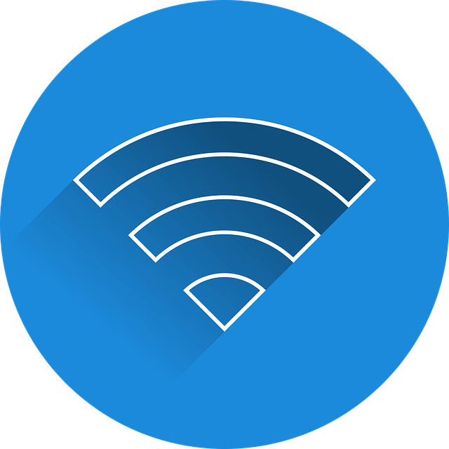 Free internet wlan radio network vector