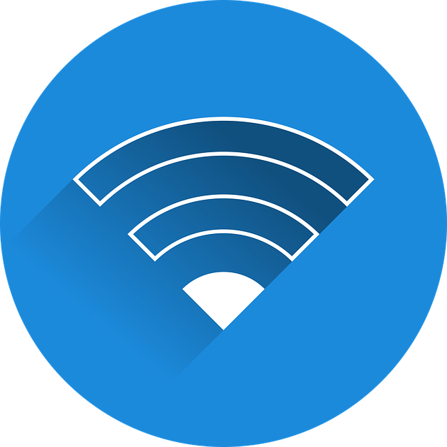 Free internet wlan radio network vector