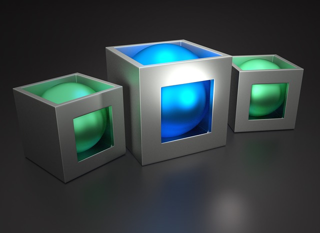 Free cube balls scope illustration