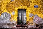 adobe, blue, city
