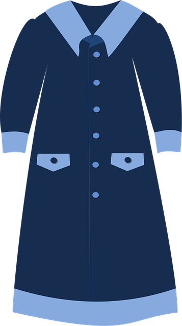 Langes Kleid, Blau, Mode, Frau