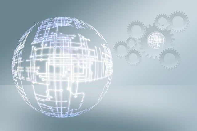 Free circuit board circuit control center illustration