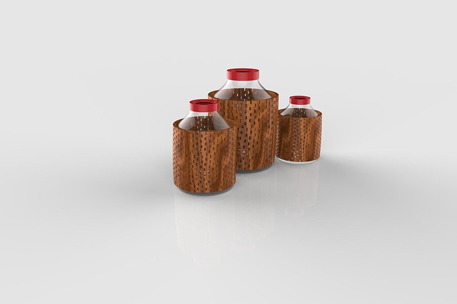 Flessen, 3D, Drankje, Ontwerp, Interieur