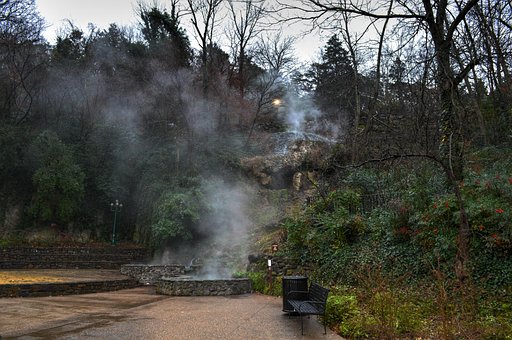 Hotsprings, Heiß, Federn, Arkansas