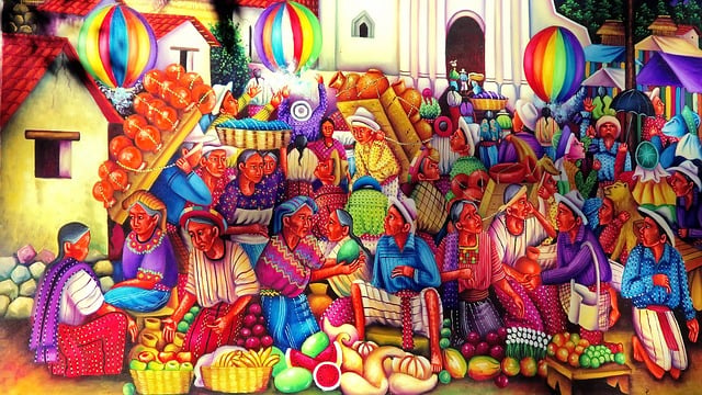 Free guatemala art painting illustration