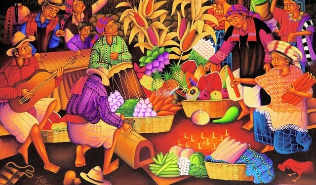 Free guatemala art painting illustration