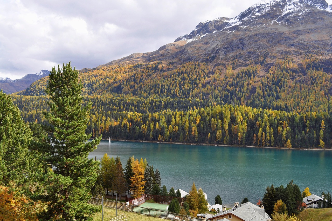 St Moritz Switzerland Thụy Sĩ Hồ - Ảnh miễn phí trên Pixabay