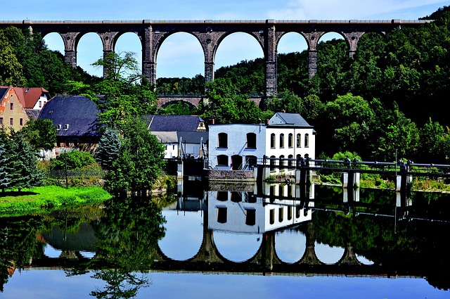Free Göhrener Viaduct Railroad Bridge photo and picture
