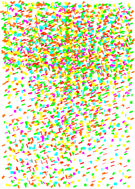 Free confetti celebration party illustration