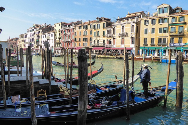 Venezia, Båter, Itlay, Italiensk, Italia