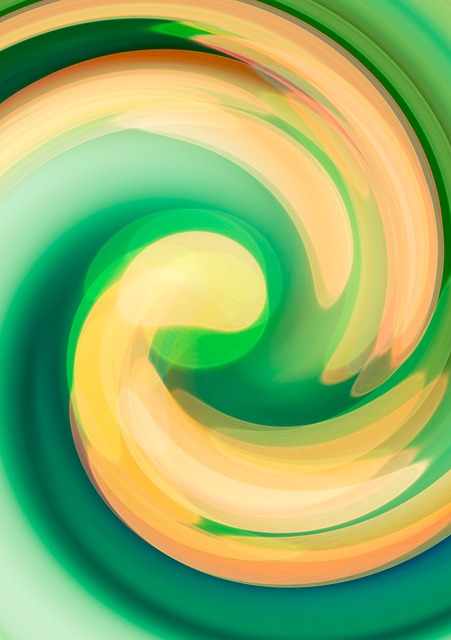Free abstract green design illustration