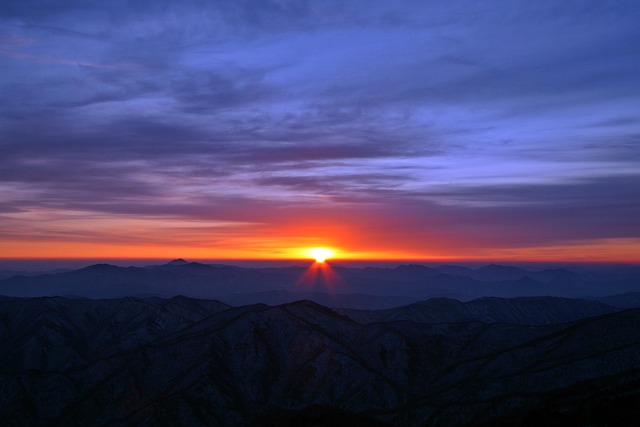 Free Sunrise Sea photo and picture