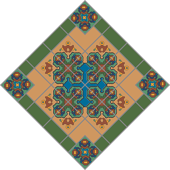 Free Mosaic Tiles Tile vector and picture