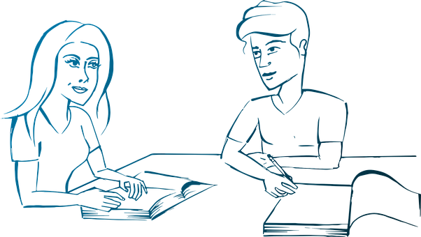 Studenți, Desen, Vector