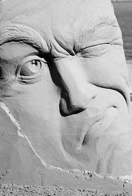 Øje, Næse, Mund, Ansigt, Sandskulptur