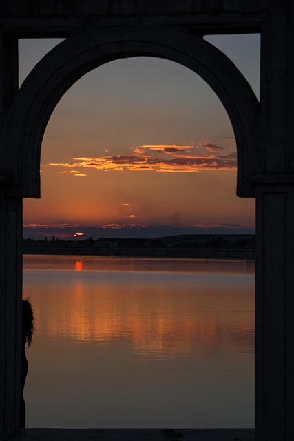 Free Sunset Lake photo and picture