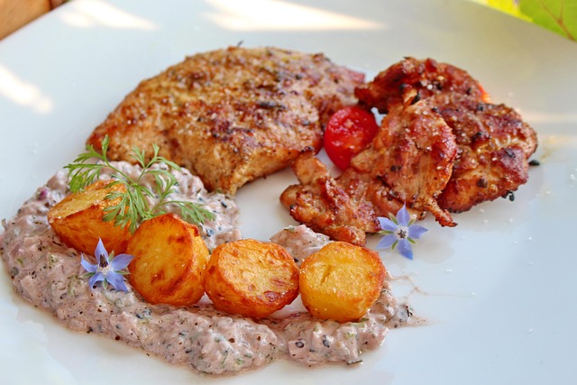 Free Potato Chicken Meat photo and picture