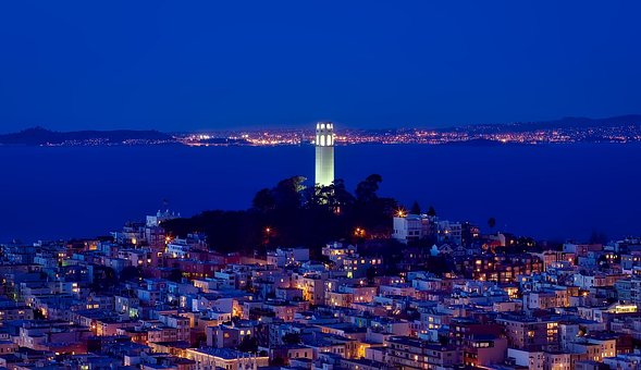 Больше 10 бесплатных фотографий на тему «Coit Tower» и «»Башня Койт