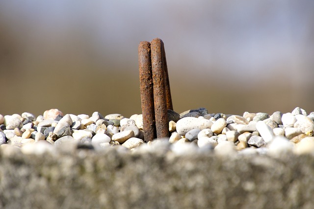 Småsten, Metal, Rust, Ringe, Metallisk