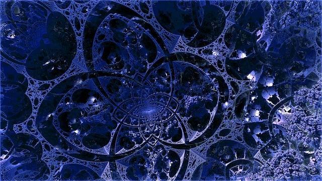 Free fractal ornament virtual landscape illustration