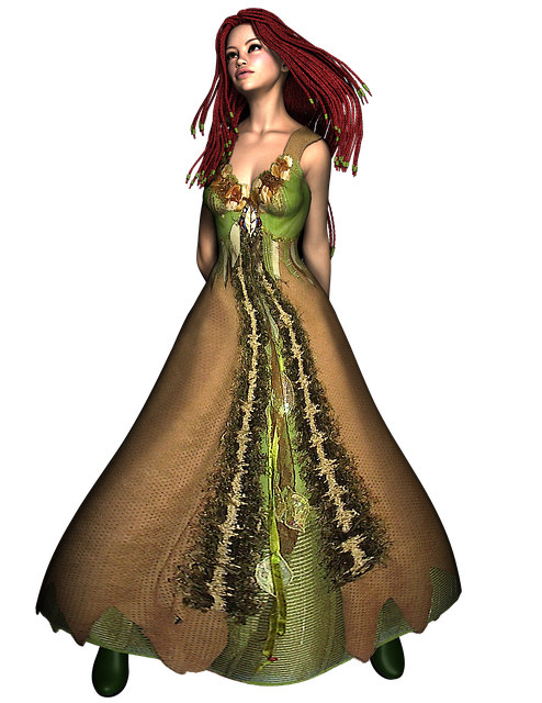 Free fae fairy girl illustration