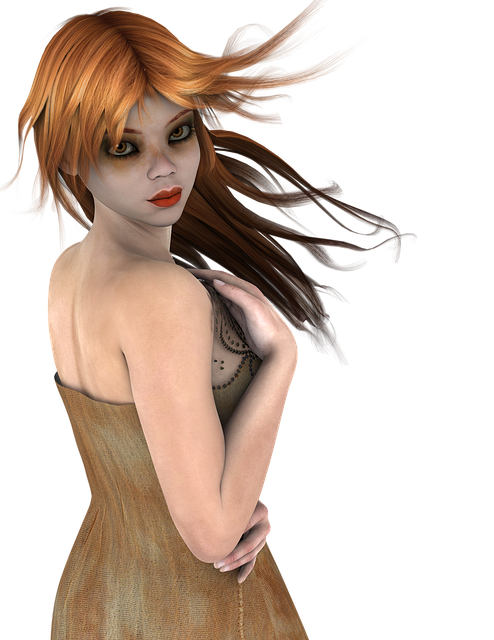 Free fae fairy girl illustration