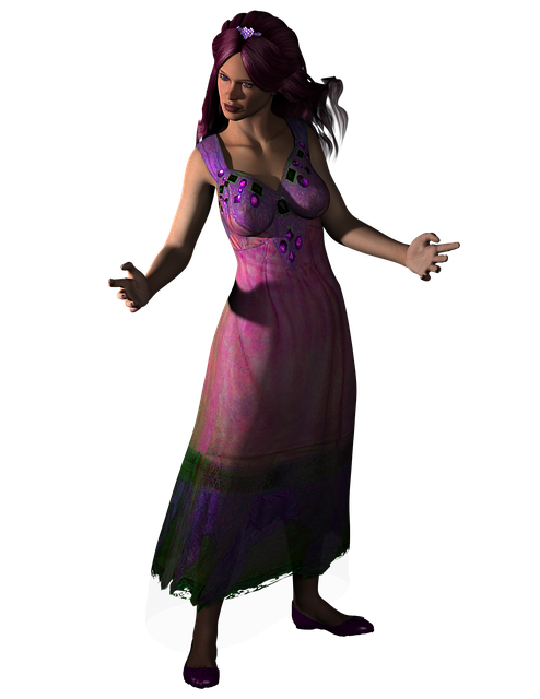 Free fae fairy girl illustration