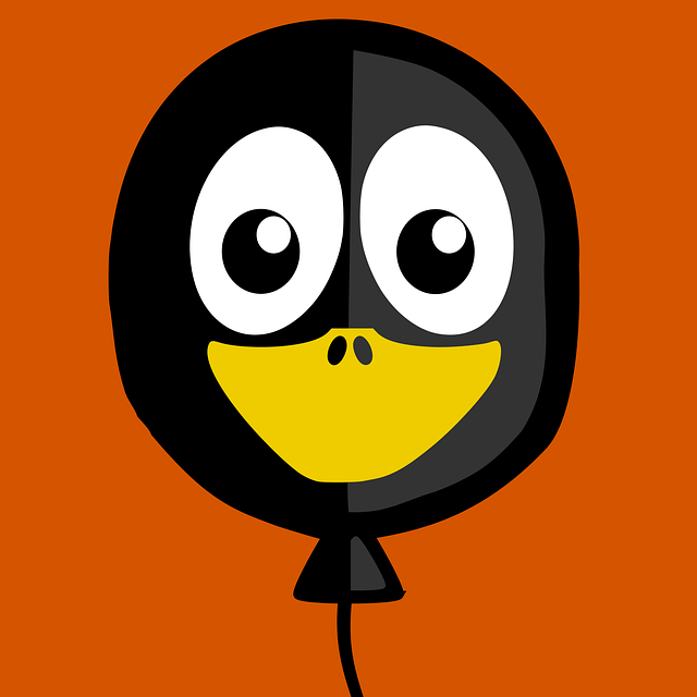 Free balloon head nature tux illustration