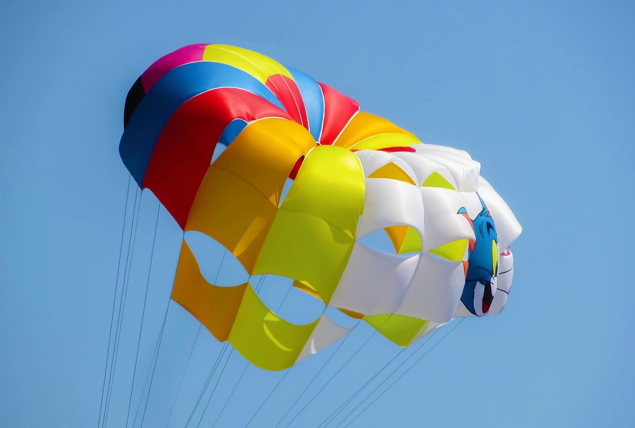 Parachute - free online jigsaw puzzle photo