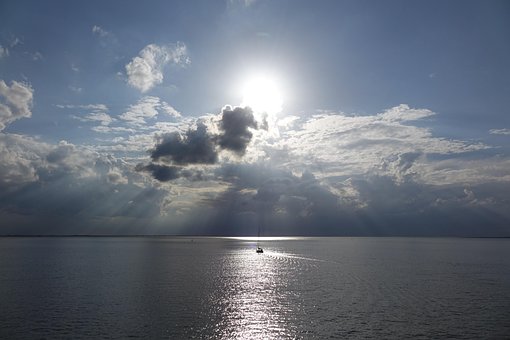 Free Clouds Sea photo and picture