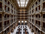 george peabody bücherei, peabody institute, baltimore