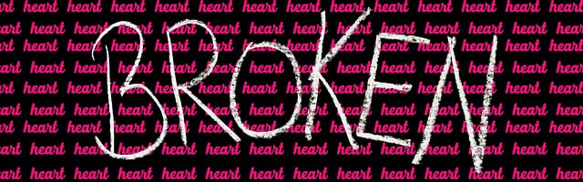 Free heart broken love illustration