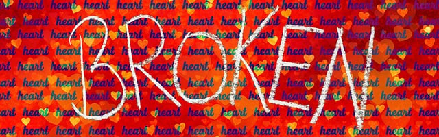 Free heart broken love illustration