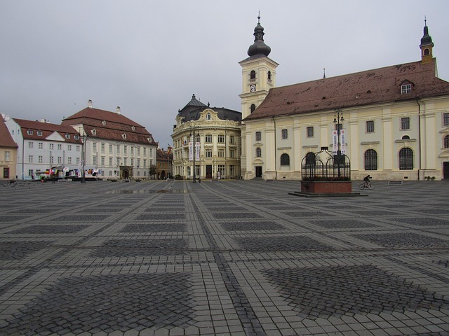 Sibiu, Transilvania, Rumania, Edificios