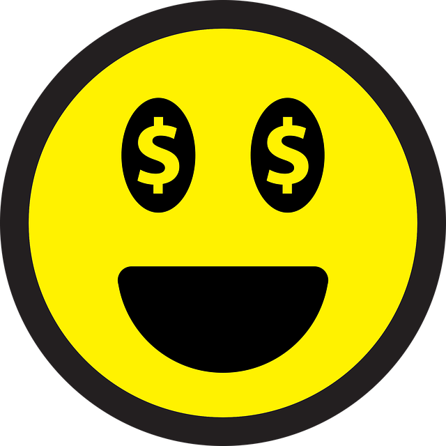 Free smiley emoticon money vector