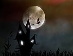witch's house, the witch, moonlight