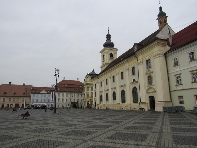 Sibiu, Transilvania, Rumania, Edificios