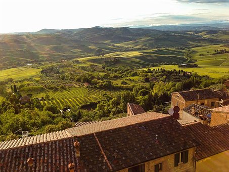 Toscana, Høyde, Humør, Italia, Landskap