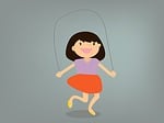 rope jumping, rope, exercise