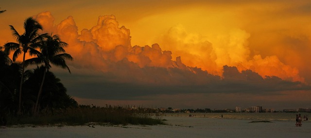 Free Sunset Sea photo and picture