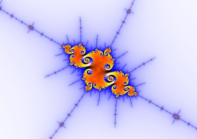 Free fractal abstract mathematics illustration
