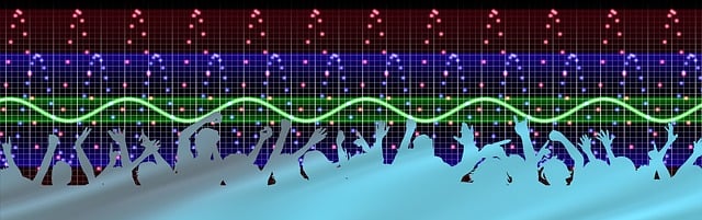 Free people music party illustration