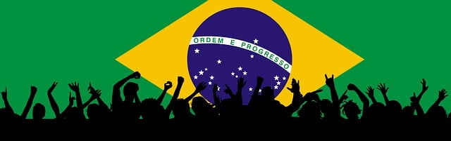 Free brazil patriotic flag illustration