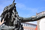 augustus fountain, augsburg, historically