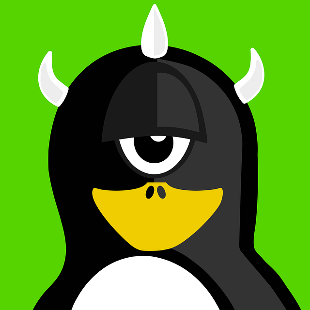 Free cyclops tux vector vector