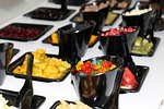 yogurt bar, fruit, gummi bears