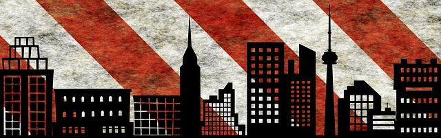 Urban, Stadtbild, Horizont, Innenstadt