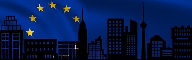Free urban cityscape skyline illustration