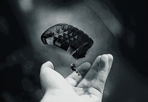 Free Parachute Imagination illustration and picture
