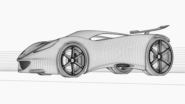 Free lotus automobile prototype illustration